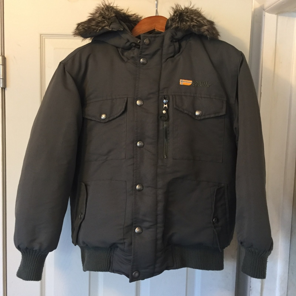 North Sportif Boy's Coat (Size 14 - 16)